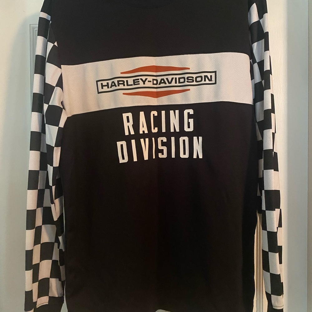 Harley-Davidson Black and White Racing Division Shirt